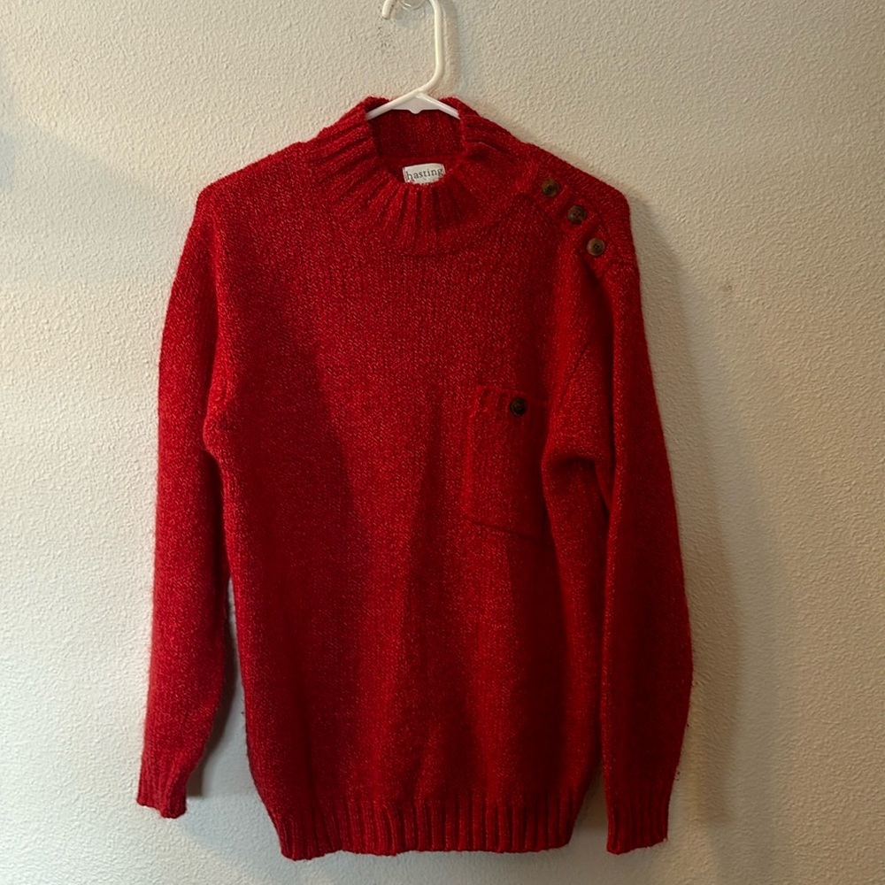 Vintage Hasting & Smith petite sweater size is cut out fits like a PL